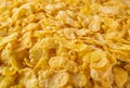 Background image of corn flakes on a table Royalty Free Stock Photo