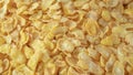 Background image of corn flakes on a table Royalty Free Stock Photo