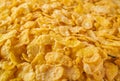 Background image of corn flakes on a table Royalty Free Stock Photo