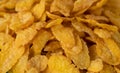 Background image of corn flakes on a table Royalty Free Stock Photo