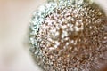 Background, image created by a close-up shot of a ball covered with glitter. abstract Royalty Free Stock Photo