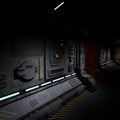 Background image of a dark corridor on bord of