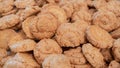 Background image delicious coconut cookies. Delicious arab cookies