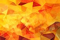 background image that features a series of irregularly-shaped polygons in shades of yellow and orange Generative AI