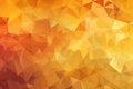 background image that features a series of irregularly-shaped polygons in shades of yellow and orange Generative AI