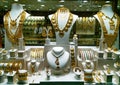 Background image of a jewelery store showcasing the jewelry