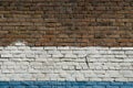 Photo of an old textured brick wall Royalty Free Stock Photo