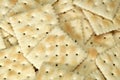 Background image of saltine crackers Royalty Free Stock Photo