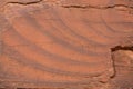 Background image with texture of red and black sandstone Royalty Free Stock Photo