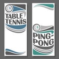 Background images for text on the subject of table tennis