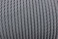 Texture industrial coil steel wire rope Royalty Free Stock Photo