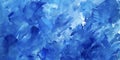 Background, intense blue watercolor texture with brush strokes Royalty Free Stock Photo