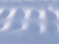 Background of interesting patterns on fresh snow Royalty Free Stock Photo