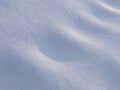 Background of interesting patterns on fresh snow Royalty Free Stock Photo