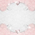 Background with jewelry frame Royalty Free Stock Photo