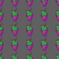 Background with juicy fruits. Fruit seamless pattern. Vector illustration Royalty Free Stock Photo