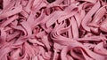 Background of julienne cut salami Royalty Free Stock Photo