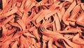 Background of julienne cut salami Royalty Free Stock Photo