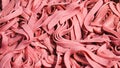 Background of julienne cut salami Royalty Free Stock Photo