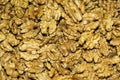 Background - kernels of peeled walnuts Royalty Free Stock Photo