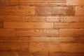 Background of laminated brown boards. Fragment of parquet. Place for text