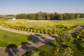 Background landscape golf course Royalty Free Stock Photo