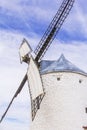 Background landscape view of Don Quixote windmill in Consuegra, Toledo Royalty Free Stock Photo