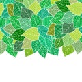 Background with leaves.