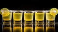 background lemon tequila drink zesty