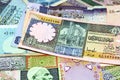 Background of Libyan money dinars banknotes, Old Libyan money banknotes, Libyan Dinar is the currency of Libya