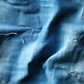 background light blue denim jeans fabric texture with seamless pattern Royalty Free Stock Photo