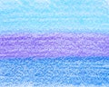 Background Light blue, purple, blue crayon drawing texture on paper drawing background. Royalty Free Stock Photo