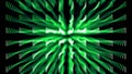 Background of lines extending into depth of black backdrop. Animation. Colored lines create 3D effect using different Royalty Free Stock Photo