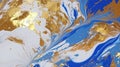 Background with liquid colored swirls and dye blends. Mixing paint effect. Abstract backdrop with bright blended colors.