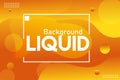 Background liquid fluid shape abstract with color gradient pastel Royalty Free Stock Photo