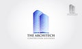 The Architect Construction Solutions Vector Logo Template. 