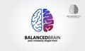 Balance Brain Logo, Creative Idea Logo Template Features.