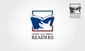 The Reader Vector Logo Template.