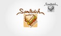 Sandwich Vector Logo Template.