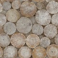 The background of logs. Seamless image