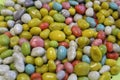 background of a lot of colorful candy stones