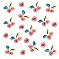 Background with lychee berries, stylish and harmonious