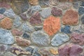 Background made of colorful stone wall Royalty Free Stock Photo