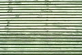 Background made of horizontal green laths Royalty Free Stock Photo