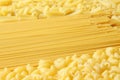 Background made from pasta Royalty Free Stock Photo