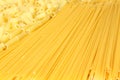 Background made from pasta Royalty Free Stock Photo