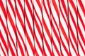 Background made of red and white candy canes Royalty Free Stock Photo