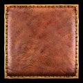 Background made of squared leather. 3D Royalty Free Stock Photo