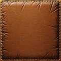 Background made of squared leather. 3D Royalty Free Stock Photo