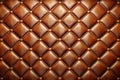 Background made of squared leather. 3D rendering Royalty Free Stock Photo